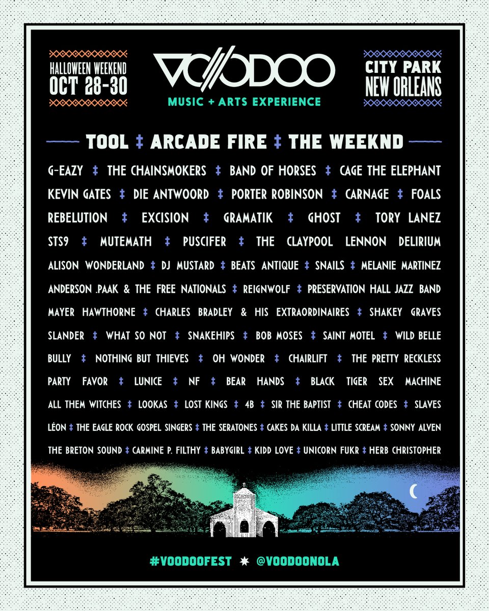 Voodoo 2016 Poster