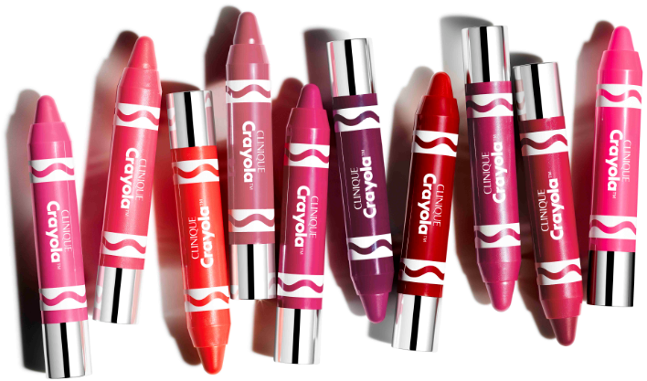Clinique collaborates with Crayola® to create Chubby Sticks™ in iconic crayon colours