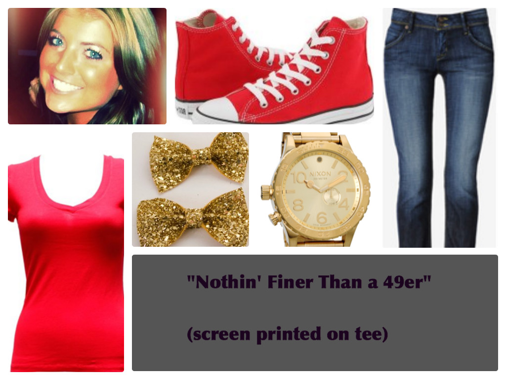 Christina Super Bowl Outfit